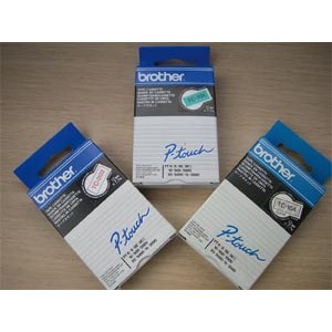  rubans TC 9MM pour titreuse BROTHER  prix selon le coloris 