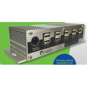 Boîtier autonome USB de chargement pour 10 périphériques Boîtier autonome USB de chargement pour 10 périphériques