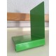 SOLDES Serre-livre métal Porte-étiquette Dim. L13xh17xp14cm angle droite VERT CLAIR