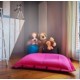 Matelas-coussin détente enfant indoor / outdoor en tissu MESH, imperméable et flottant , lavable et déhoussable  