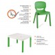 Table enfant + chaises assorties Ultra-résistantes pour activités diverses 