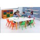 Table enfant + chaises assorties Ultra-résistantes pour activités diverses 