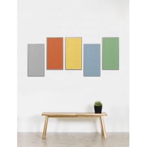 Tableau d'affichage acoustique ECO phono-absorbant pour mur , 4 formats