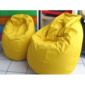 POUF POIRE INTERIEUR (bleu nuit)