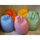 Pouf "poire" ADO / ADULTE mono couleur  100x125cm