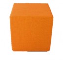 Pouf  mousse carré  dimL40x P40cm x H25 ou 40cm   recouvert de non feu enduit  non feu