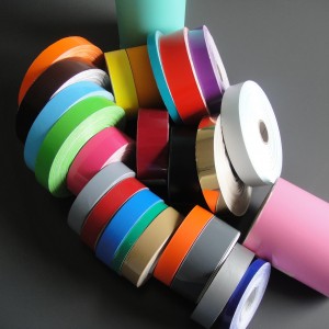 Film PVC adhésif couleur pour signalisation DEWEY 20mmx20m, 10 couleurs au choix (DEWEY).