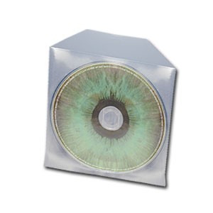 Pochette CD à fond carré 12.5x12.5cm, avec ou sans rabat pour CD nu.