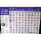 Affiche "100 CASES DU SAVOIR" 60X84cm, classification Dewey, livrée pliée ou plastifiée  