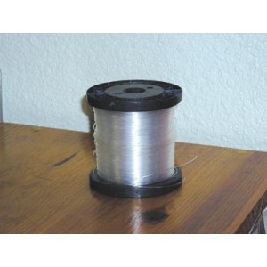 Bobine de 300m de fil nylon diamètre 0.8mm, force 10kg. L'unité.