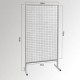 Grille ECO sur pieds époxy blanc H.187xL100xP50.cm L'unité