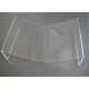 Pupitre de table plexi pour livre ouvert en V. H13xP31.5xL48.5cm.